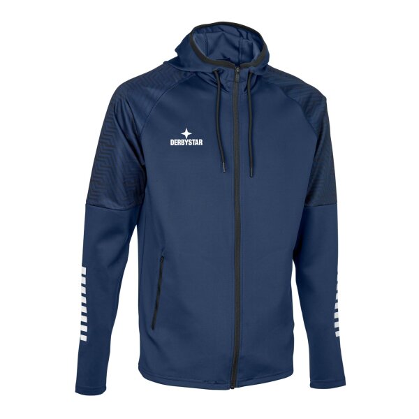 Derbystar Kapuzenjacke Primo v24 - navy/weiss