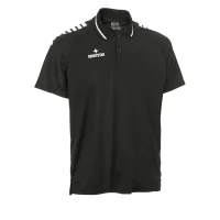 Derbystar Polo-Shirt Primo v24 - schwarz/weiss