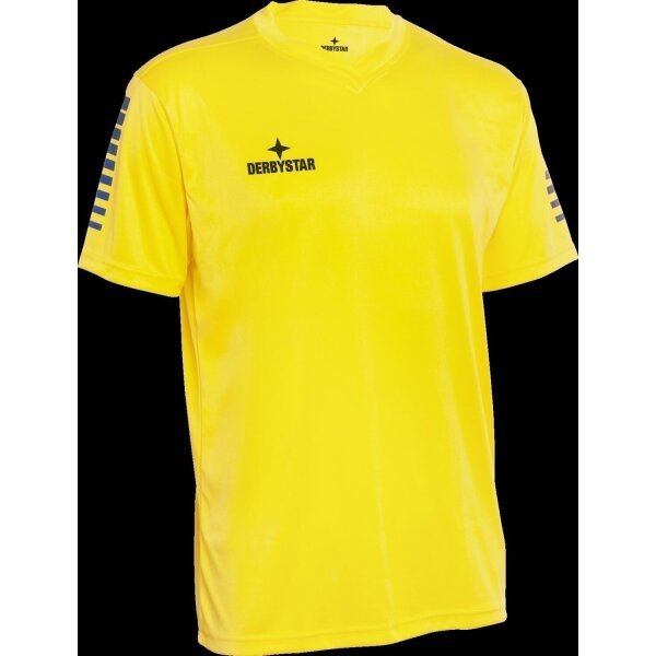 Derbystar Contra Trikot Kinder - gelb/blau - L