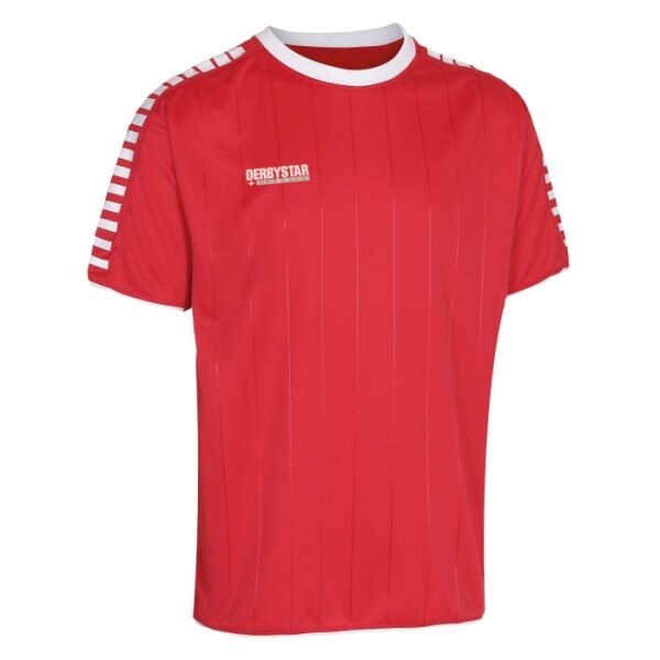 Derbystar Hyper Trikot Kinder - Rot/weiss - 116