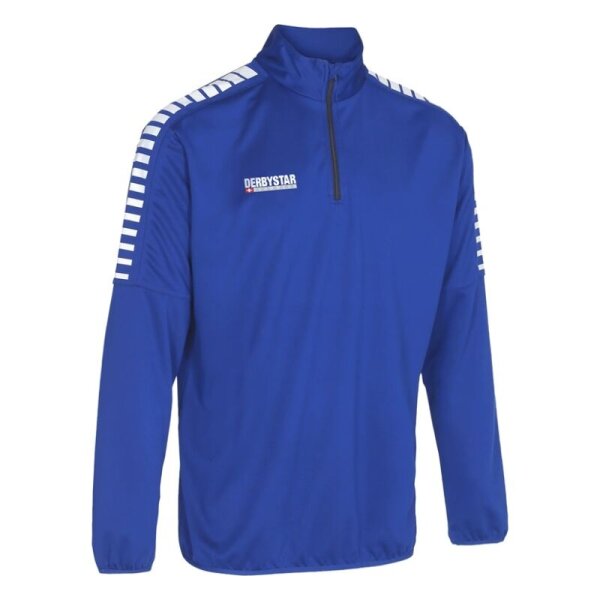 Derbystar Hyper Trainingstop Sweatshirt Kinder - blau/weiß - 116