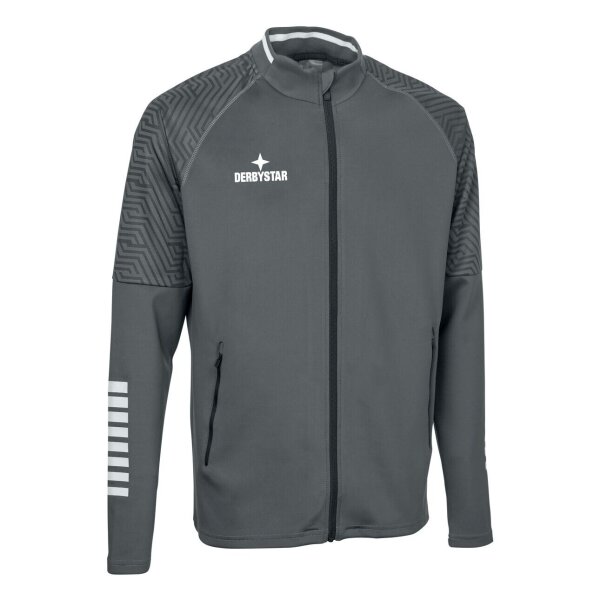 Derbystar Primo v24 Trainingsjacke Unisex - grau/weiß - M