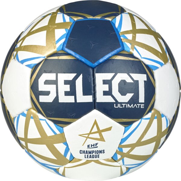 Select Ultimate EHF Champions League v25 Fußball - blau/weiss