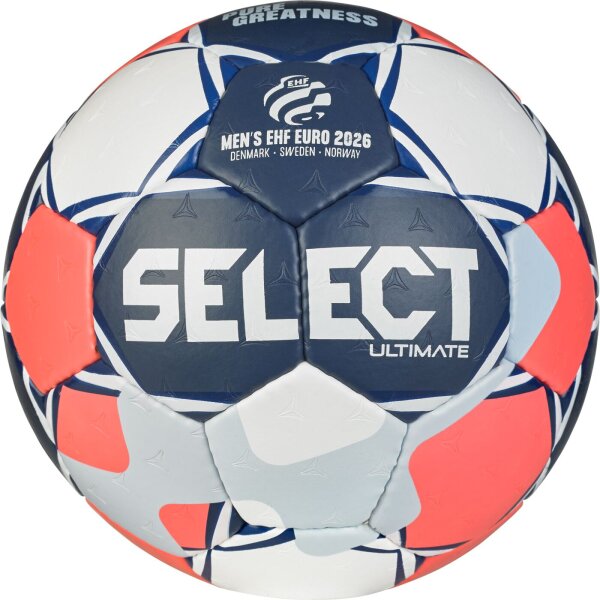 Select Ultimate EHF Euro Men v26 Fußball - blau/rot