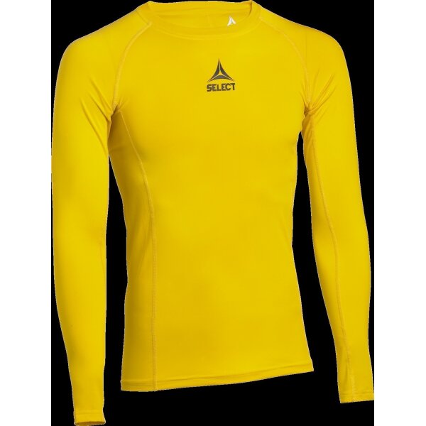 Select Funktionsshirt Lang Kompressionsshirts - gelb