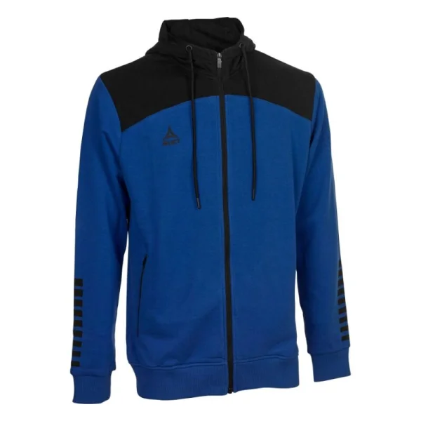 Select Oxford v22 Kapuzen-Sweatjacke Unisex - blau