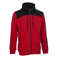 Select Oxford v22 Kapuzen-Sweatjacke Unisex - rot/schwarz