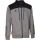 Select Kapuzen-Sweatjacke Oxford v22 - grau/schwarz