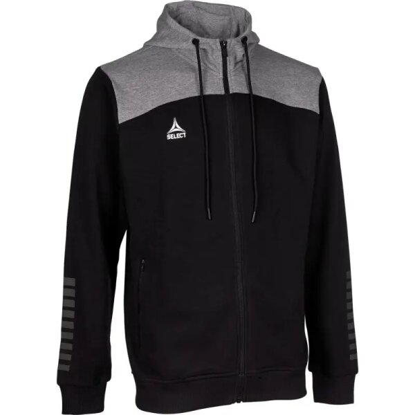 Select Oxford v22 Kapuzen-Sweatjacke Unisex - schwarz - 3XL