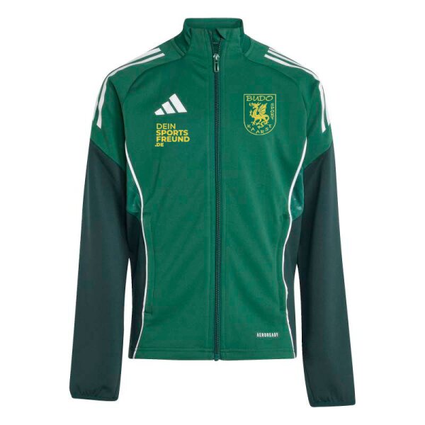 Budo Sport Kaarst x adidas Tiro 25 Competition Trainingsjacke Kinder - grün/weiß