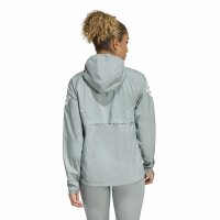 adidas Iconic Laufjacke Damen - hellgrün/weiß