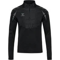 hummel hmlBTC  Winter Training Half-Zip Kinder - schwarz