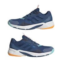 adidas Crazyflight 6 Hallenschuhe Herren - dusky petrol/dusky petrol/flash aqua