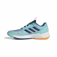 adidas Crazyflight 6 Hallenschuhe Herren - dusky petrol/dusky petrol/flash aqua