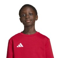 adidas Entrada 26 Kids Sweatshirt Kinder - team power red 2/white