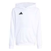 adidas Entrada 26 Hoodie Kinder - white/black