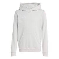 adidas Entrada 26 Hoodie Kinder - team light grey/white