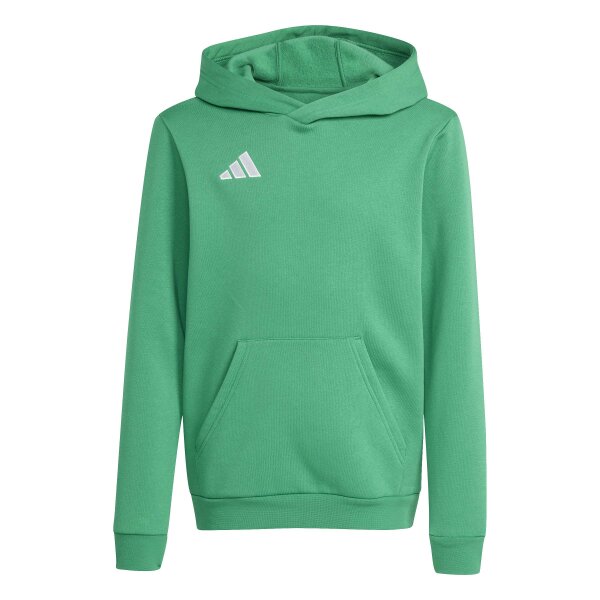 adidas Entrada 26 Hoodie Kinder - team green/white