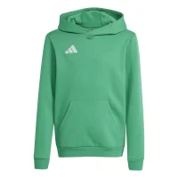 adidas Entrada 26 Hoodie Kinder - team green/white