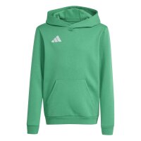 adidas Entrada 26 Hoodie Kinder - team green/white