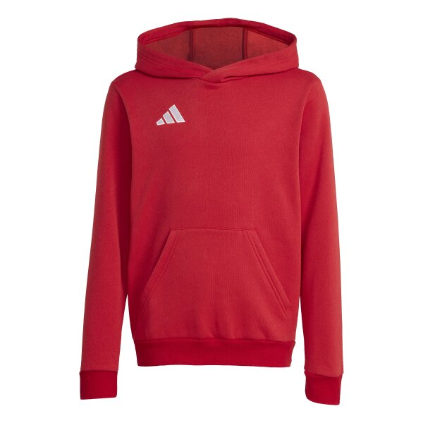adidas Entrada 26 Hoodie Kinder - team power red 2/white
