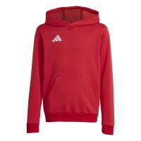 adidas Entrada 26 Hoodie Kinder - team power red 2/white