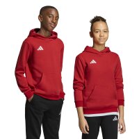 adidas Entrada 26 Hoodie Kinder - team power red 2/white