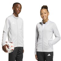 adidas Entrada 26 Kids Track Top Kinder - team light grey/white