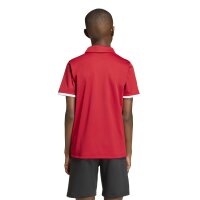 adidas Entrada 26 Kids Poloshirt Kinder - team power red 2/white