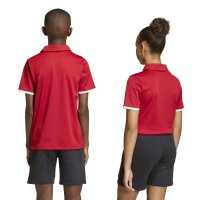 adidas Entrada 26 Kids Poloshirt Kinder - team power red 2/white