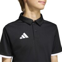 adidas Entrada 26 Kids Poloshirt Kinder - black/white
