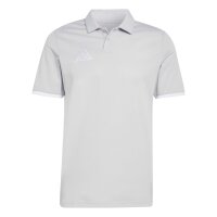 adidas Entrada 26 Poloshirt Herren - team light grey/white