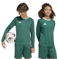 adidas Entrada 26 Langarmtrikot Kinder - team dark green/white