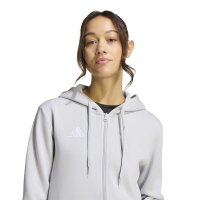 adidas Entrada 26 Kapuzenjacke Damen - team light grey/white