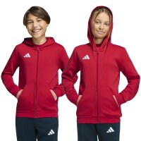 adidas Entrada 26 Kapuzenjacke Kinder - team power red 2/white