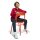 adidas Entrada 26 Kapuzenjacke Kinder - team power red 2/white
