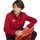 adidas Entrada 26 Kapuzenjacke Kinder - team power red 2/white