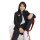 adidas Entrada 26 Full Zip Kapuzenjacke Kinder - black/white