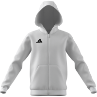 adidas Entrada 26 Kapuzenjacke Kinder - white/black