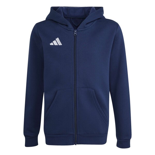 adidas Entrada 26 Kapuzenjacke Kinder - team navy blue 2/white