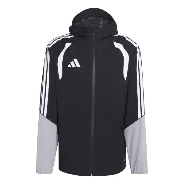adidas Tiro 26 Regenjacke Herren - black/light onix/white