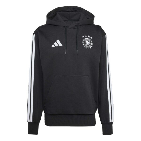 adidas DFB DNA Fleece-Hoodie Herren WM2026 - schwarz/weiß