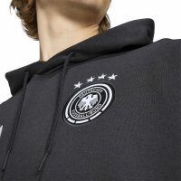 adidas DFB DNA Fleece-Hoodie Herren WM2026 - schwarz/weiß