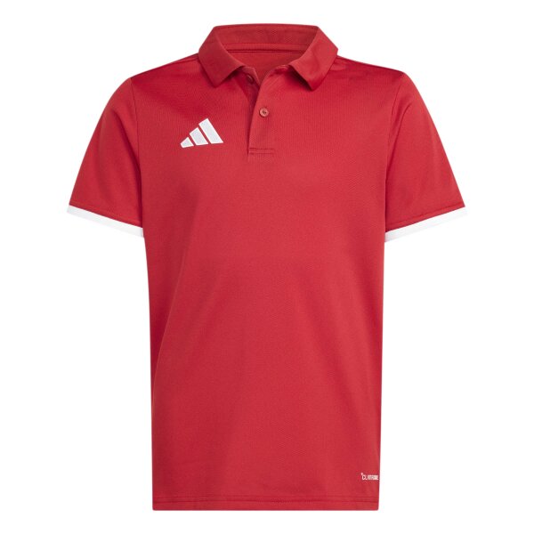 Adidas Entrada 26 Kids Poloshirt Kinder - Team Power Red 2/white