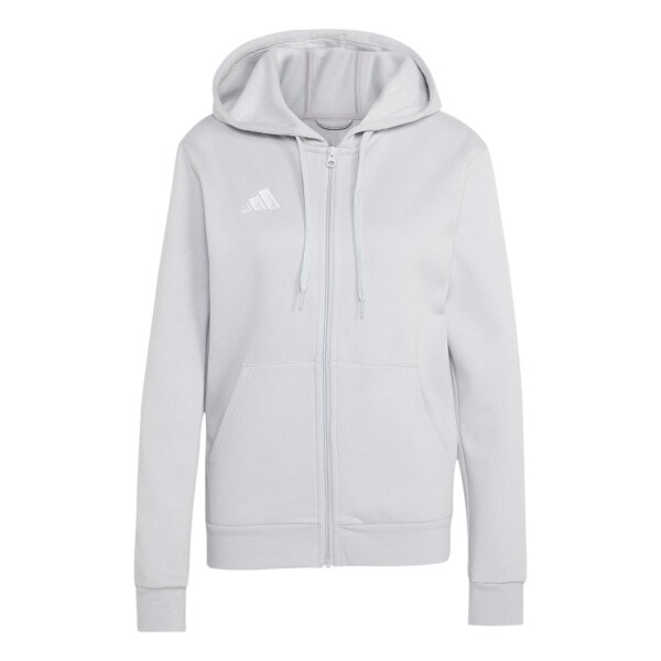 Adidas Entrada 26 Kapuzenjacke Damen - Team Light Grey/white - L