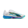 Puma Accelerate Nitro SQD 4 Game On Handballschuhe - weiß/blau/gelb/lila