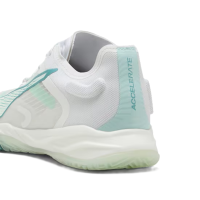 Puma Accelerate Nitro SQD 4 Game On Handballschuhe Damen - weiß/türkis