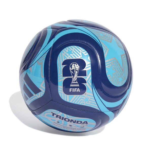 adidas World Cup 26 Trionda Club Ball - night indigo/semi pink glow/silver met.