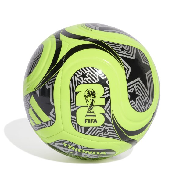 adidas World Cup 26 Trionda Club Ball - lucid lemon/black/silver met.