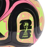 adidas World Cup 26 Trionda Club Ball - black/lucid lemon/lucid pink